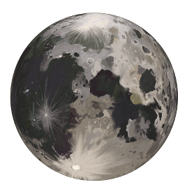 Mond von Thomas M. Conrad, Copyright (c) 2014 by Thomas Conrad, thomas-conrad.tumblr.com